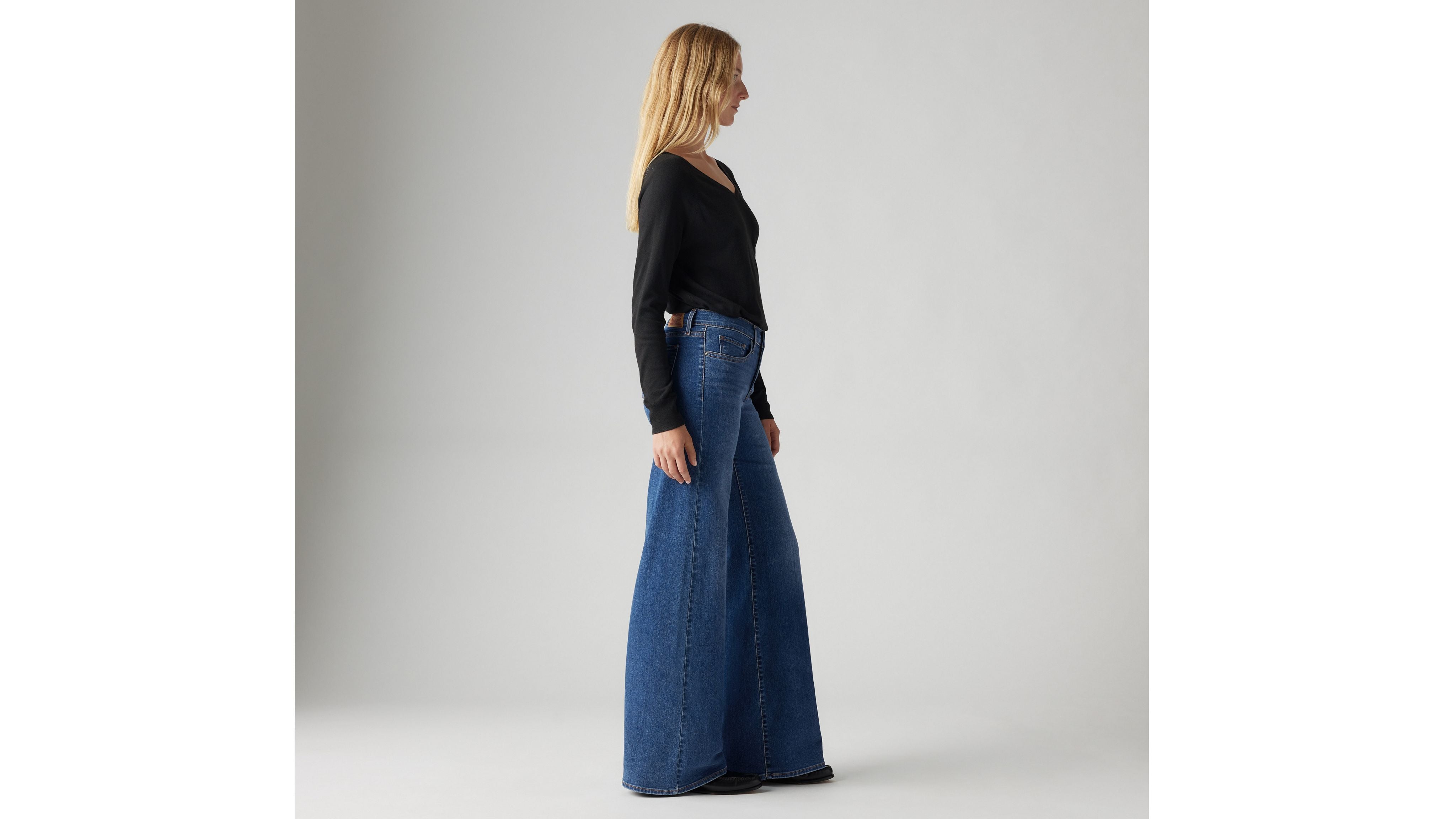 Levis | 318™ Formende Wide Leg Jeans | 0001 usedwashed