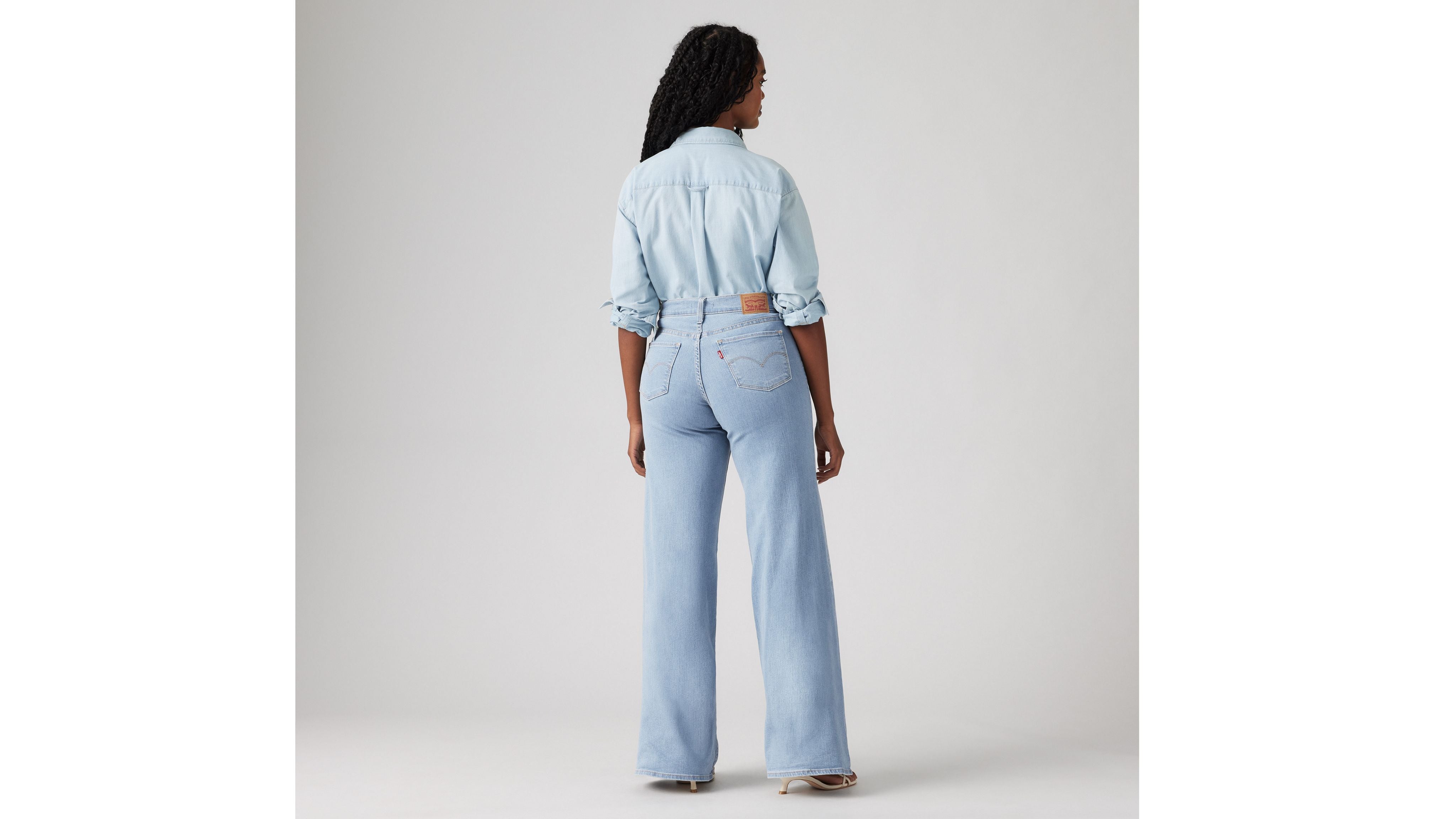 Levis | 318™ Formende Wide Leg Jeans | 0004 hellused