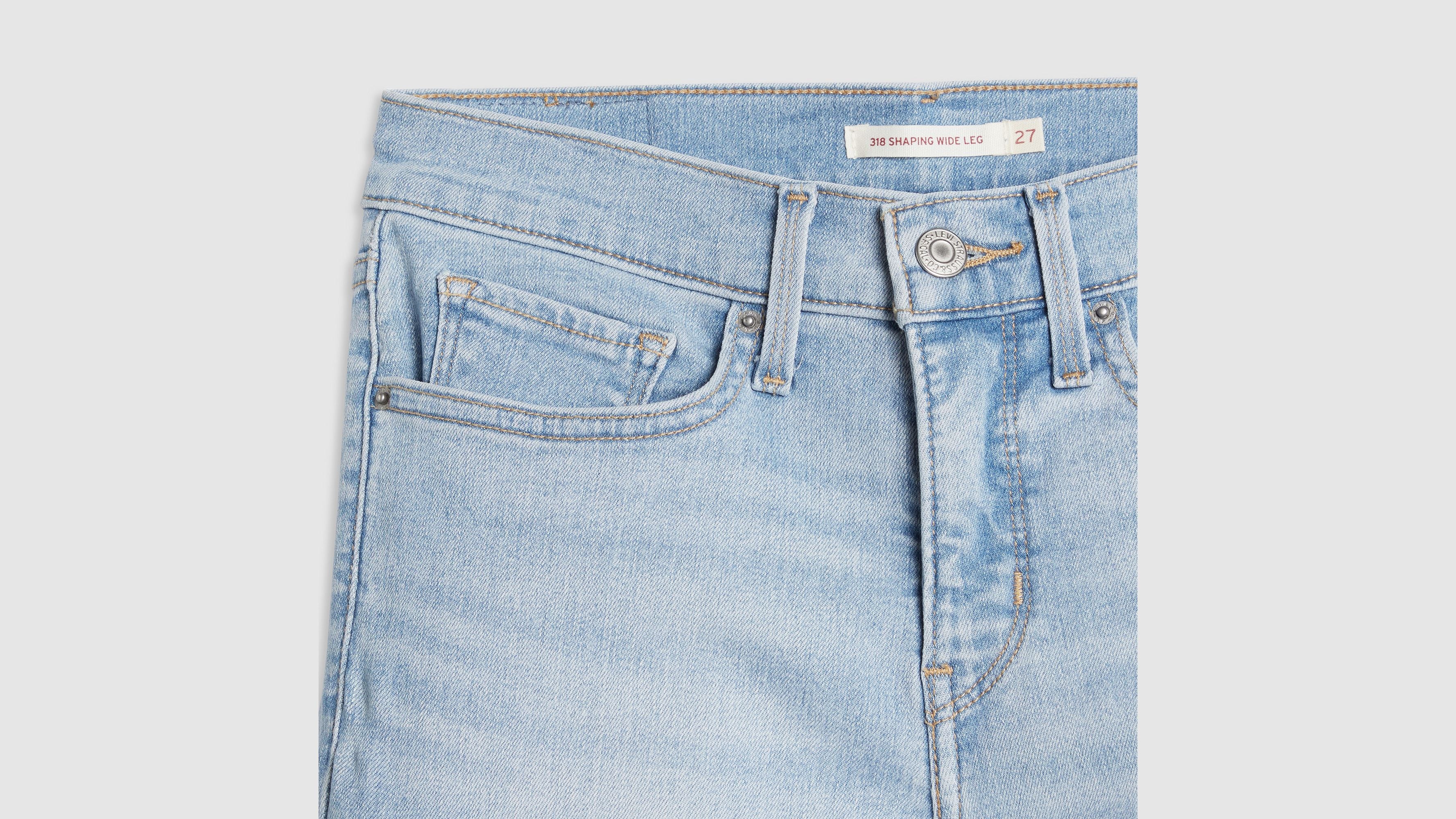 Levis | 318™ Formende Wide Leg Jeans | 0004 hellused