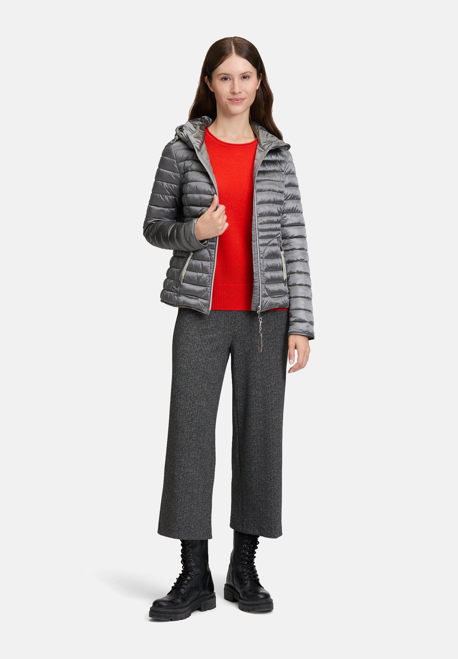 Cartoon | Steppjacke mit Reißverschlusstaschen | 9152 Cloudburst