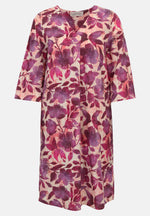 Lade das Bild in den Galerie-Viewer, Cartoon | Sommerkleid mit Muster | 1838 Cream/Dark Pink
