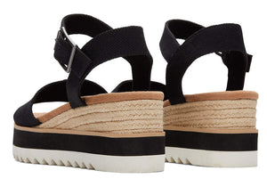 Toms | Diana Wedge Sandale | Black