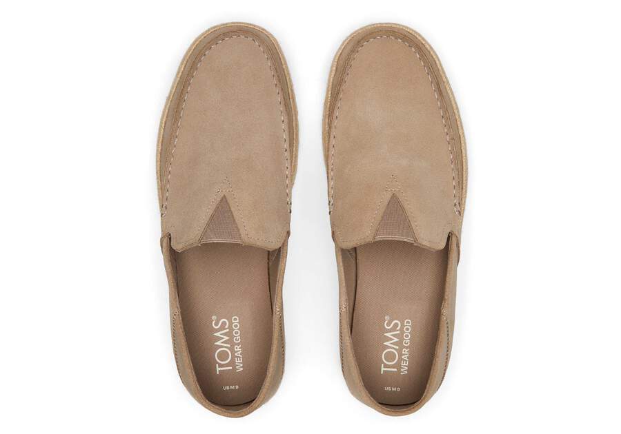 Toms | Alonso Loafer aus Suede | Taupe
