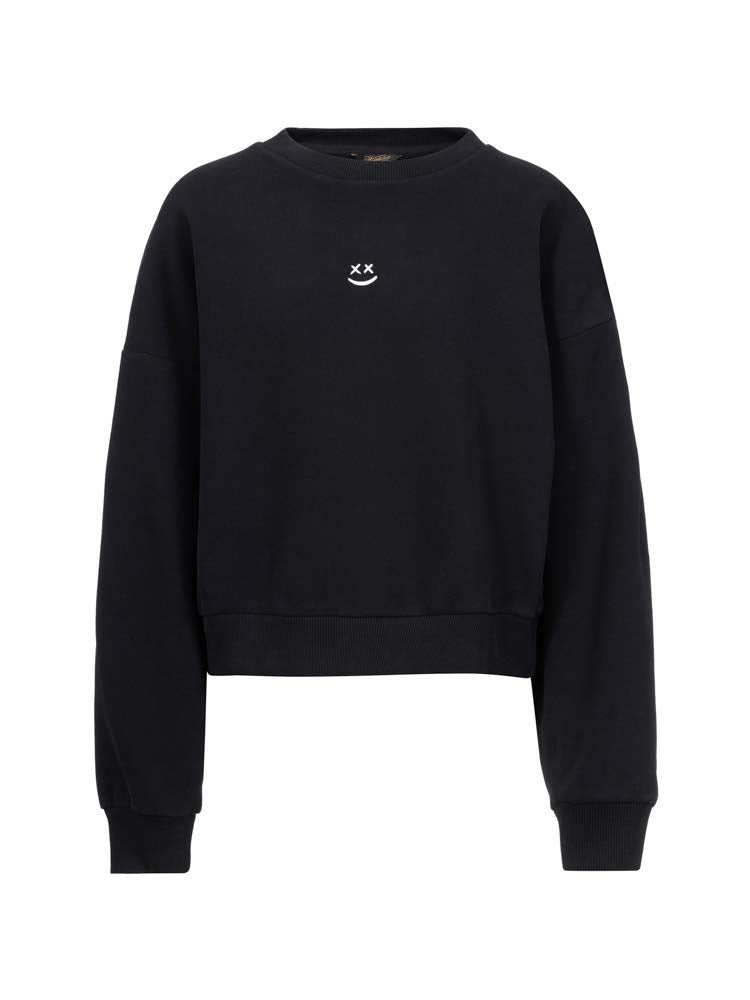 Herrlicher | Christy Cropped Sweatshirt | 11 black