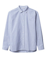 Lade das Bild in den Galerie-Viewer, GABBA | SVEN REG CREST LS Hemd | Blue Stripe
