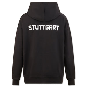 VfB Stuttgart x Kleinigkeit | Sweat jacket with logo and city print | Black