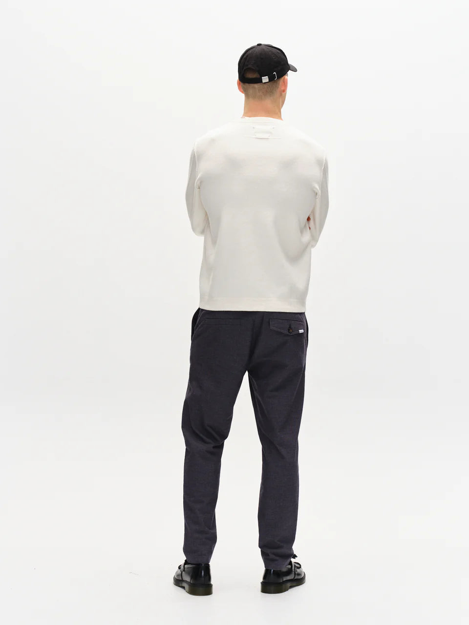 GABBA | Monza Button Regular Chinohose | 0508 navy