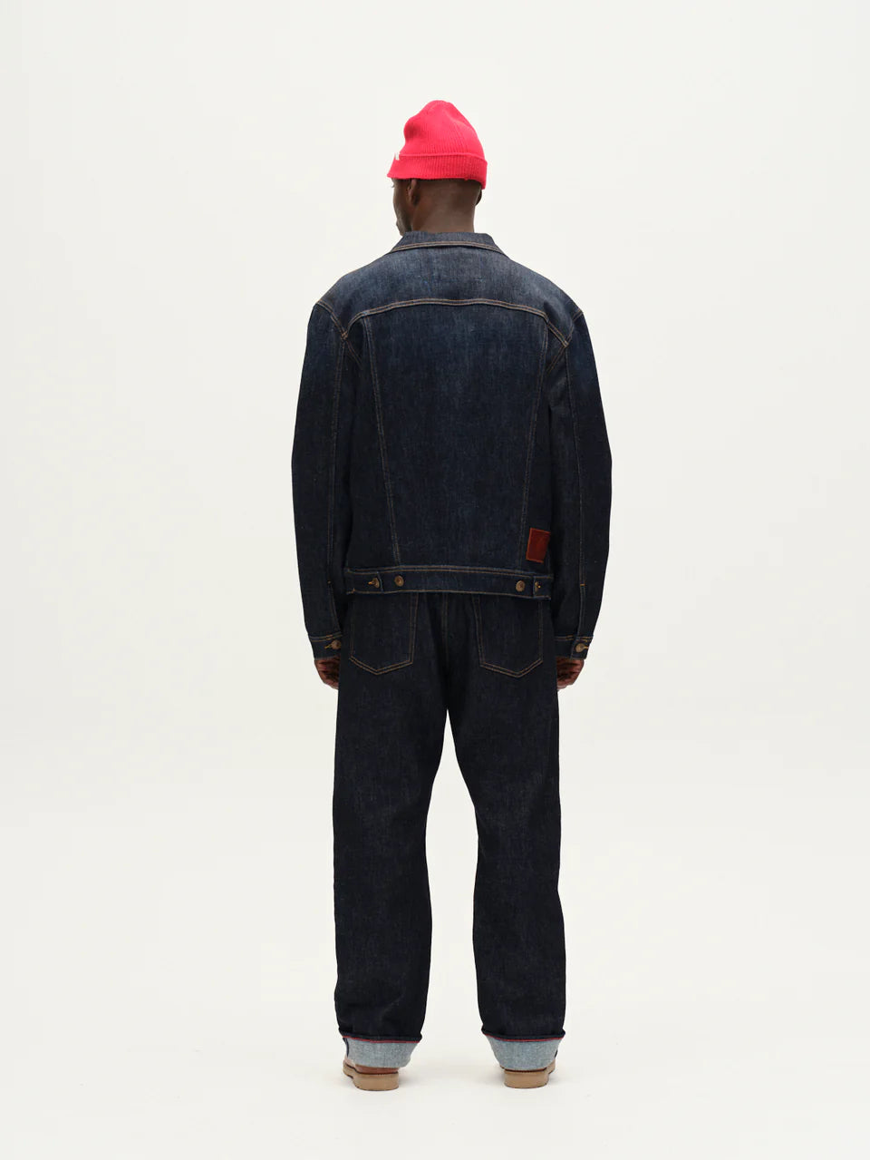 GABBA | Noah Self - Loose Straight Leg Jeans | Dark Blue Denim