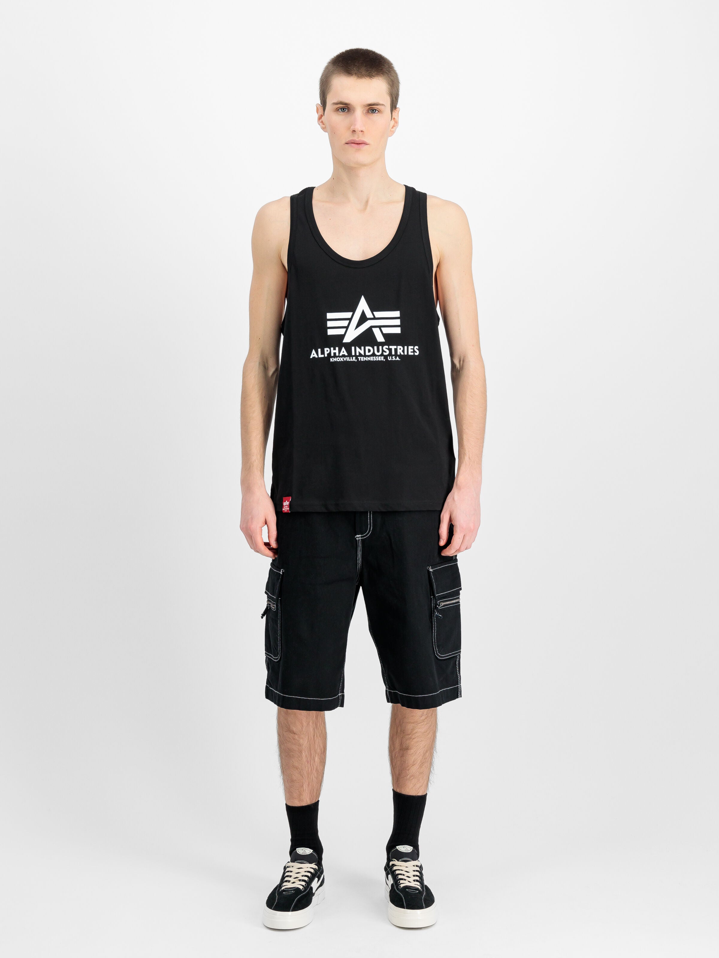 Alpha Industries | Small Logo Tank  | 03 black