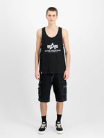 Load image into Gallery viewer, Alpha Industries | Small Logo Tank  | 03 black
