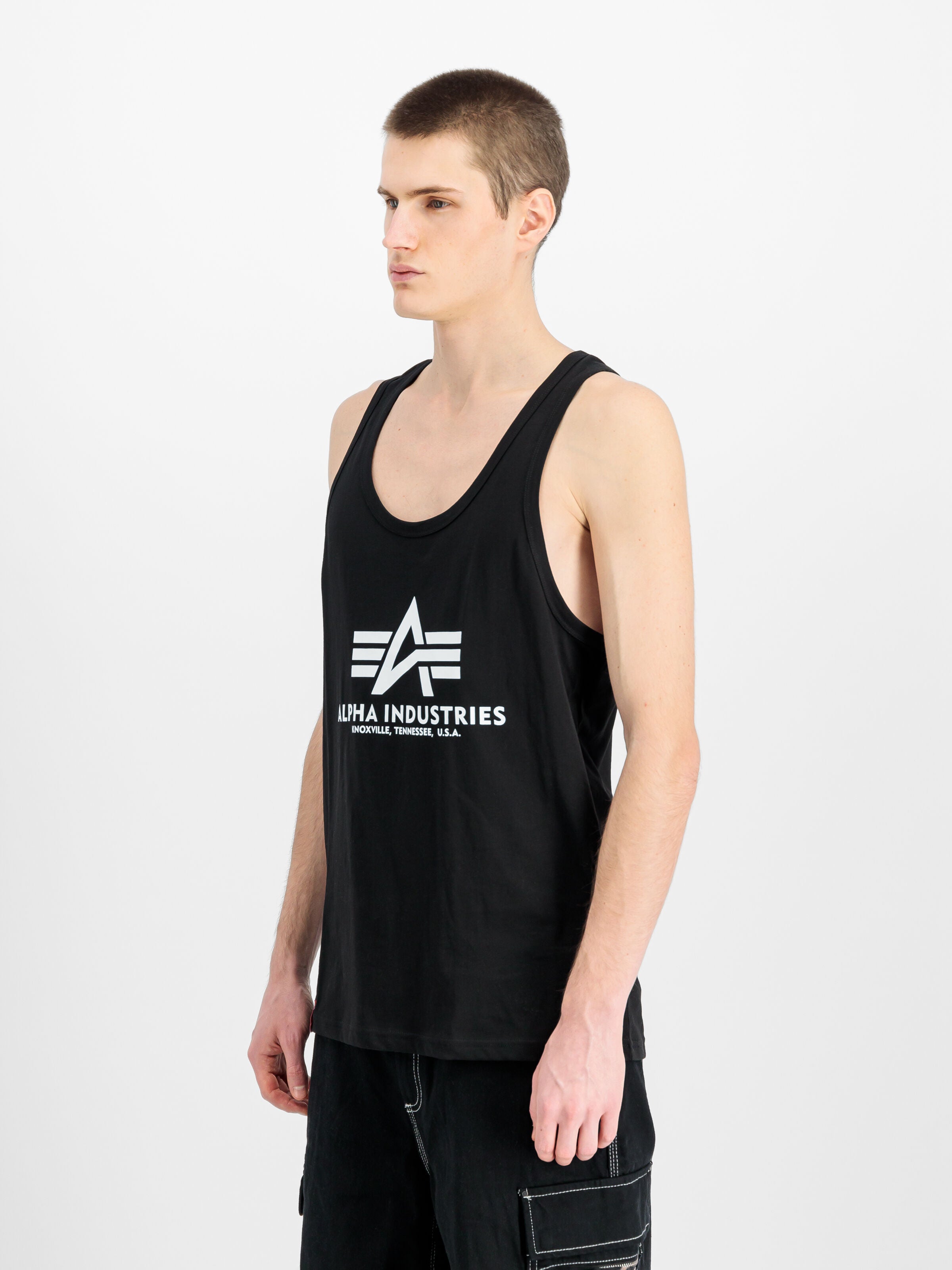 Alpha Industries | Small Logo Tank  | 03 black