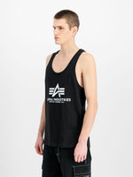 Load image into Gallery viewer, Alpha Industries | Small Logo Tank  | 03 black
