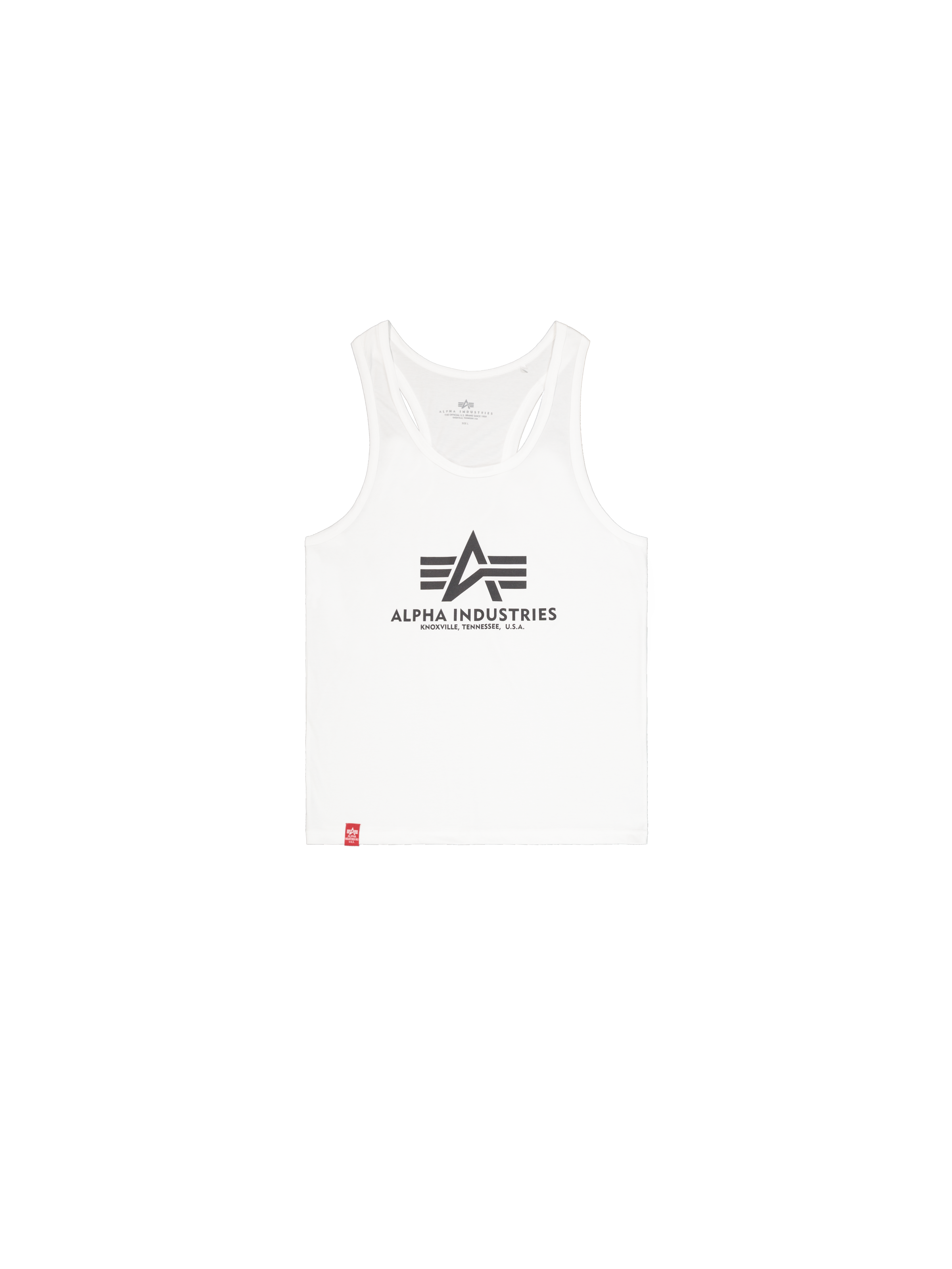 Alpha Industries | Small Logo Tank  | 09 white