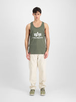 Load image into Gallery viewer, Alpha Industries | Small Logo Tank  | 142 dark olive
