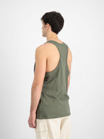Load image into Gallery viewer, Alpha Industries | Small Logo Tank  | 142 dark olive
