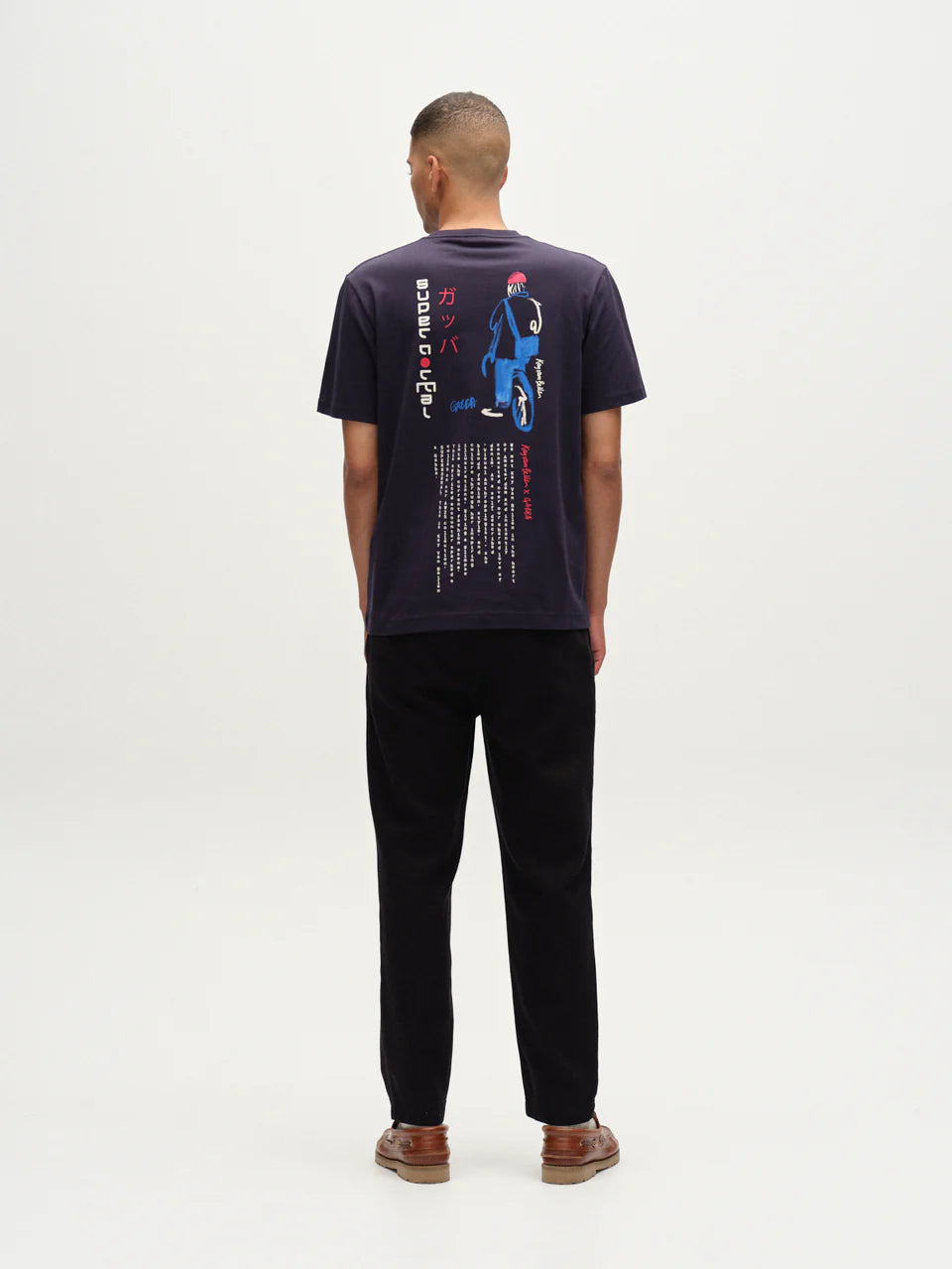 GABBA | Dune Kay Man SS GOTS T-Shirt | Navy