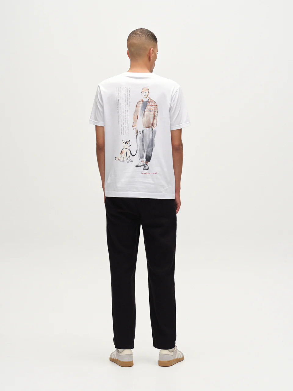 GABBA | Dune Kay Man Bauw SS GOTS T-Shirt | White