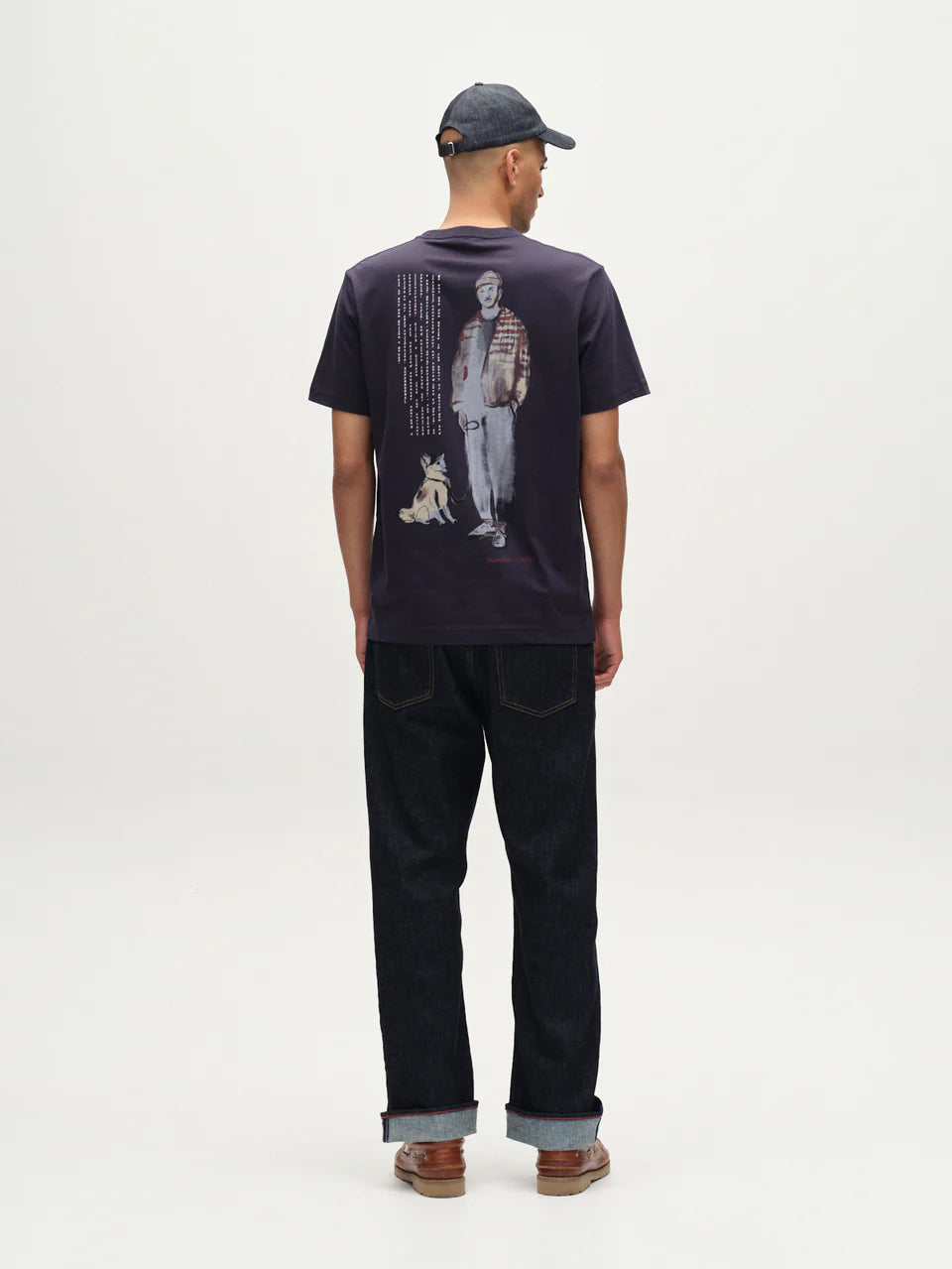 GABBA | Dune Kay Man Bauw SS GOTS T-Shirt | Navy