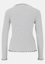 Lade das Bild in den Galerie-Viewer, Cartoon | Langarm-Shirt mit Kragen  | 1891 Cream/Black
