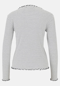 Cartoon | Langarm-Shirt mit Kragen  | 1891 Cream/Black