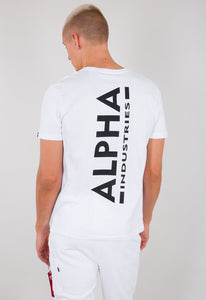 Alpha Industries | Backprint T | 09 White
