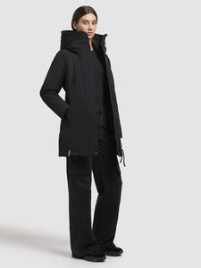 Khujo | Jacke lang VIONA5 | 200 black