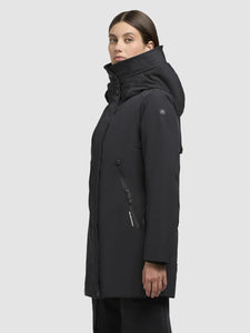 Khujo | Jacke lang VIONA5 | 200 black