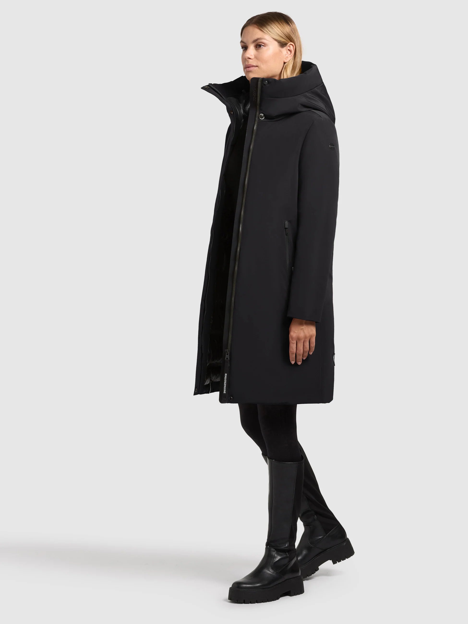 Khujo | Mantel NELLEN | 200 black
