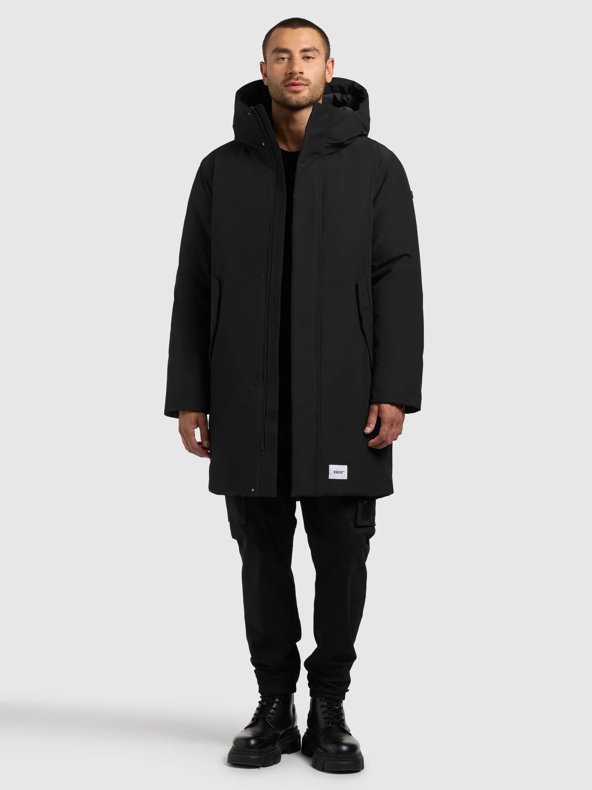 Khujo | Mantel FOGG | 200 black