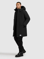 Lade das Bild in den Galerie-Viewer, Khujo | Mantel FOGG | 200 black
