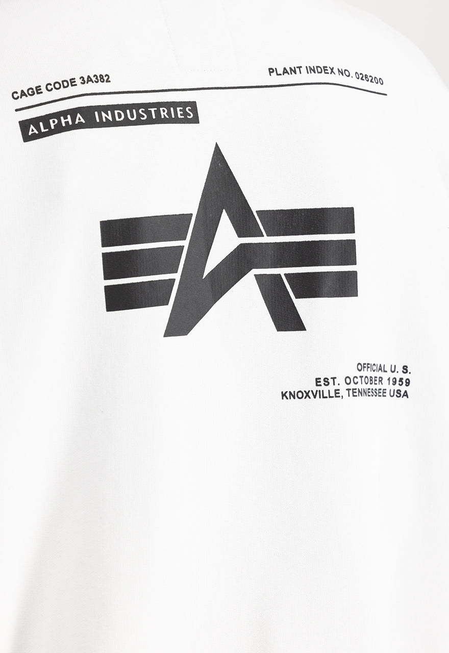 Alpha Industries | Logo BP Sweater  | 09 white