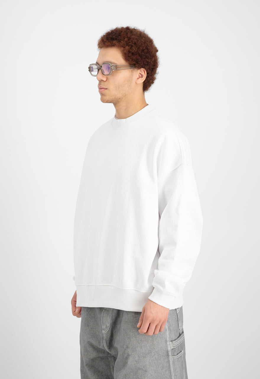 Alpha Industries | Logo BP Sweater  | 09 white