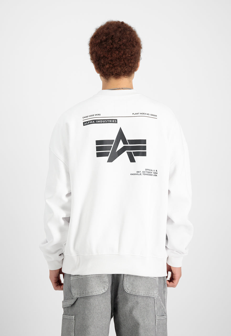 Alpha Industries | Logo BP Sweater | 09 white