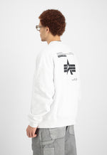 Lade das Bild in den Galerie-Viewer, Alpha Industries | Logo BP Sweater  | 09 white
