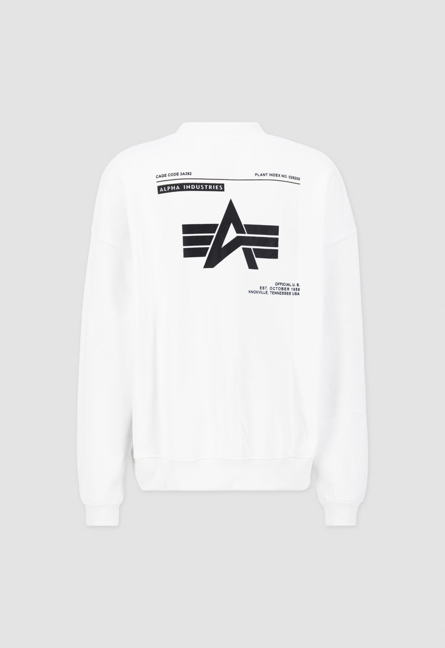 Alpha Industries | Logo BP Sweater  | 09 white