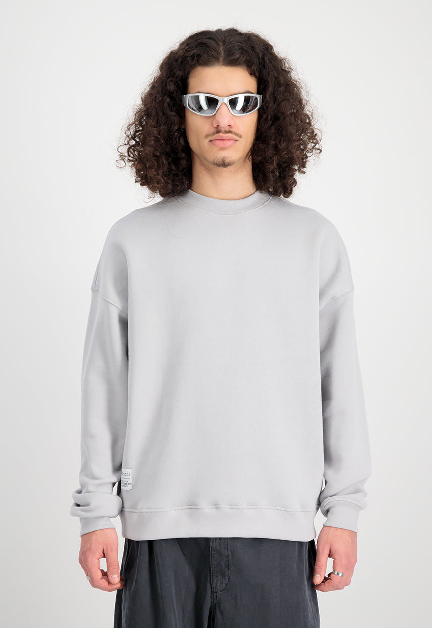 Alpha Industries | Logo BP Sweater  | 666 pastel grey