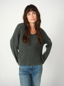 Mos Mosh | Thora V-Neck Strick | 836 Urban Chic