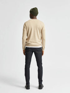 SELECTED | LANGÄRMELIGER PULLOVER | Kelp