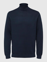 Lade das Bild in den Galerie-Viewer, SELECTED | ROLLKRAGEN PULLOVER | Navy blazer
