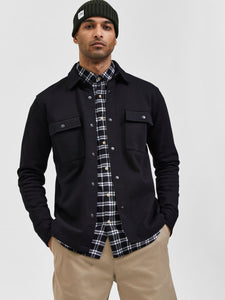 SELECTED | KLASSISCHES OVERSHIRT | Black