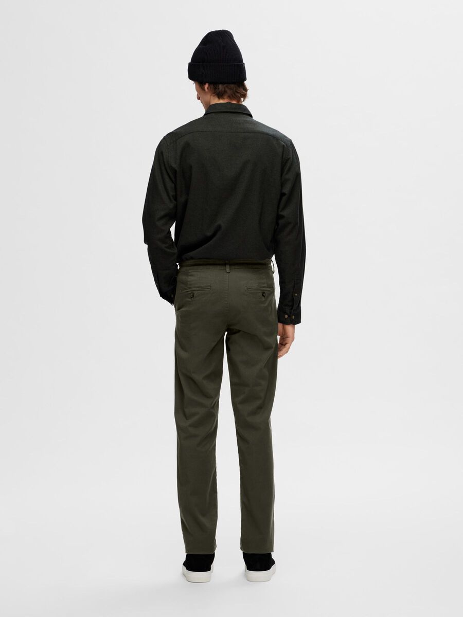 SELECTED | FLEX CHINO - Slim Fit | Forest night