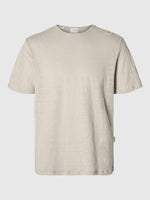 Lade das Bild in den Galerie-Viewer, SELECTED | LEINEN T-SHIRT | Oatmeal
