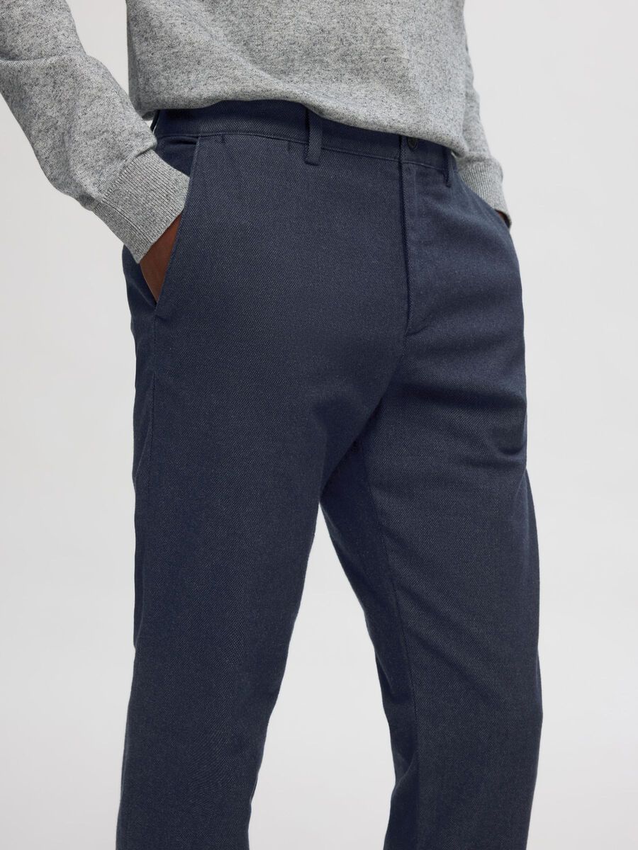 SELECTED | SLIM FIT BRUSHED CHINO | Darksaphire