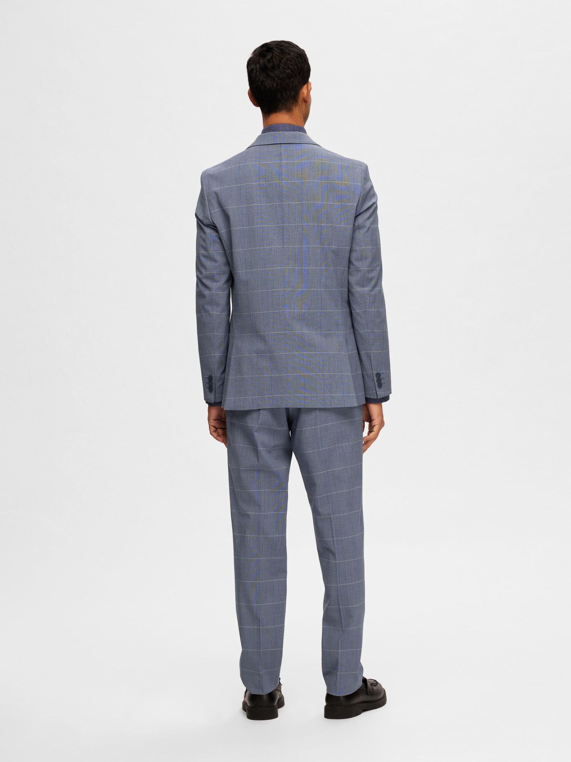 SELECTED | BLAZER - Slim Fit | Blue Shadow Check