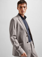 Lade das Bild in den Galerie-Viewer, SELECTED | BLAZER - Slim Fit | Light grey melange
