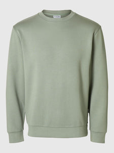 SELECTED | LONG SLEEVE SWEATSHIRT | Vetiver