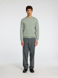 SELECTED | LONG SLEEVE SWEATSHIRT | Vetiver