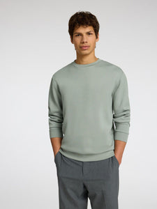 SELECTED | LONG SLEEVE SWEATSHIRT | Vetiver