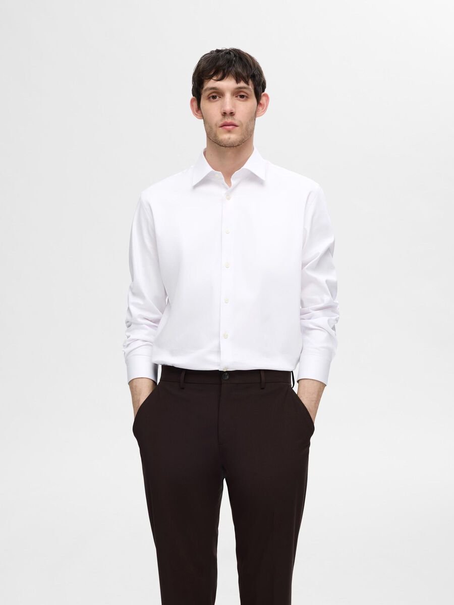 SELECTED | SLIM-FIT HEMD Performance | White