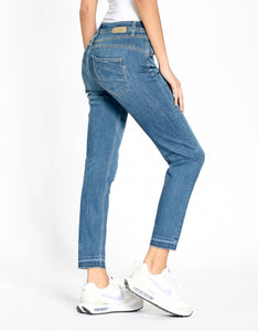 GANG | 94Amelie Cropped - Relaxed Fit | 7839 mid ocean wash